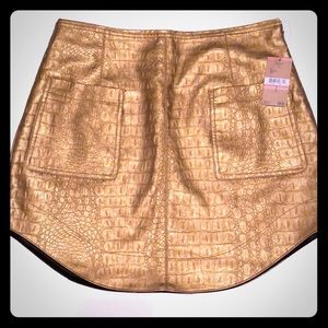 !!BRAND NEW!! RACHEL By Rachel Roy Golden Skirt